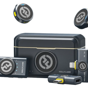 Microfone de Lapela Sem Fio Hollyland Lark M2 Combo Preto