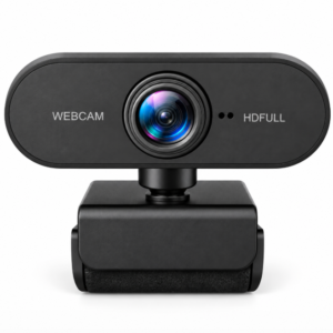 Webcam GoodVision Full HD 1080p – Microfone Integrado, Ajuste de 360° e Conexão USB 2.0