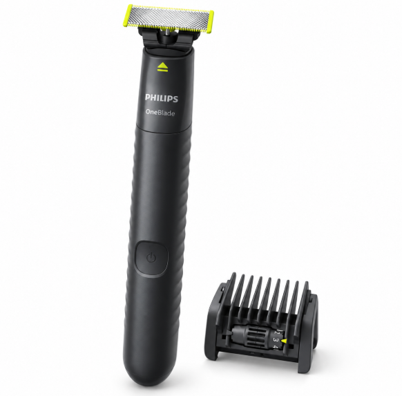 Barbeador e Aparador Elétrico Philips OneBlade QP1425/10 – Pente 5 em 1, Sem Fio e À Prova d’Água - Imagem 2